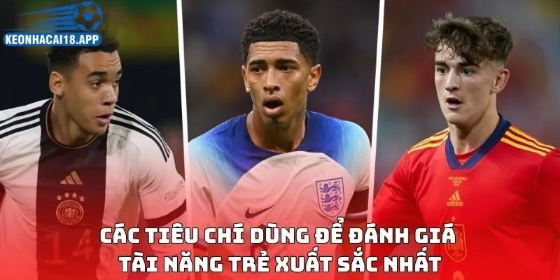 Tiêu chí đánh giá về một cầu thủ trẻ xuất sắc nhất